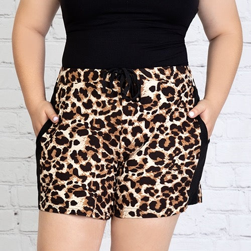 Cheetah Shorts with Pockets